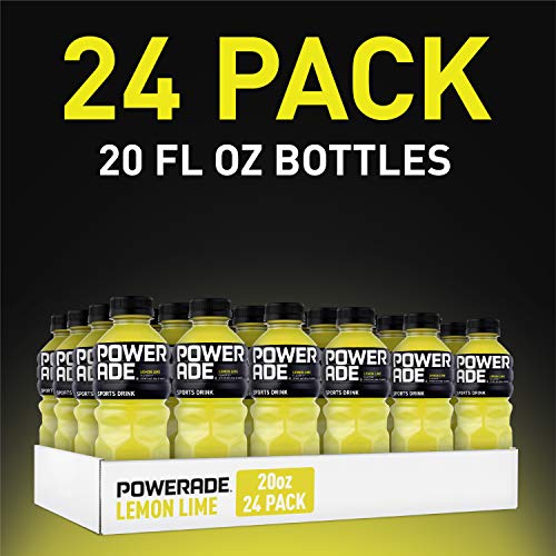 POWERADE, Electrolyte Enhanced Sports Drinks w/ vitamins, Lemon Lime, 20 fl oz, 24 Pack - Thumbnail 7