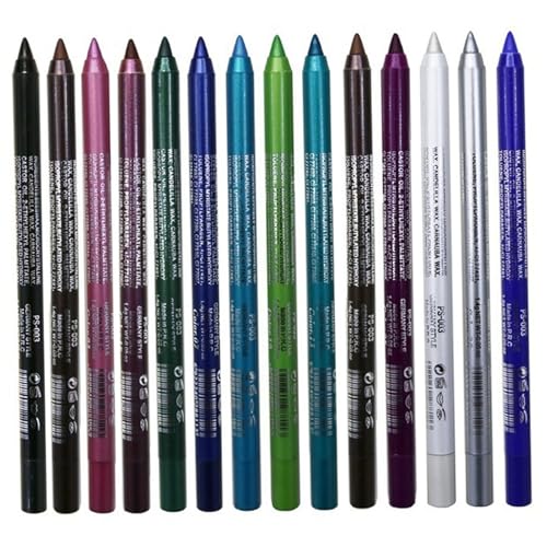 Glitter Eyeliner Lápiz 14 Pzs Waterproof