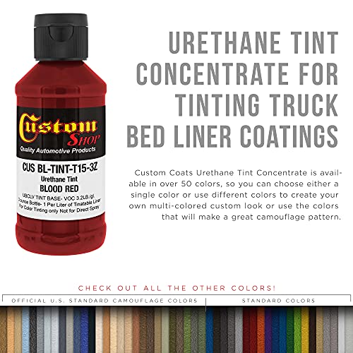 Image of Custom Coat 3 Ounce, Blood Red, Bed Liner Tint Concentrate