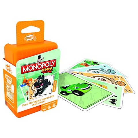 Shuffle Monopoly Junior Children's Card Game Cover