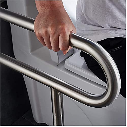 Support mural de sécurité PMR en acier inox avec jambe de force - 6