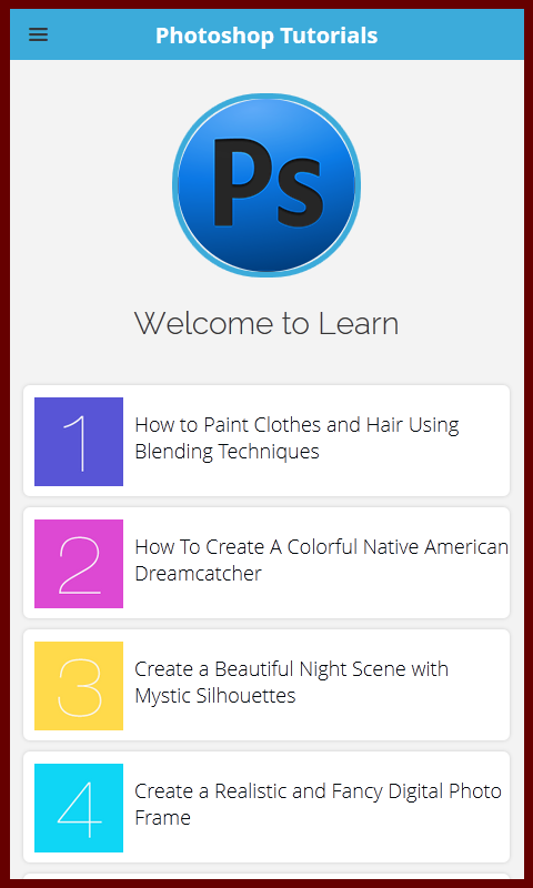 Tutorial Apps Images Photoshop Tutorials - App on Amazon Appstore