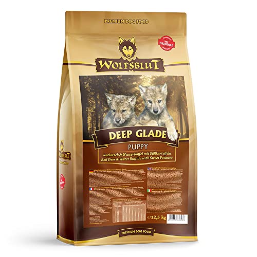 Wolfsblut - Deep Glade Puppy - 12,5 kg - Rothirsch und Wasserbüffel - Trockenfutter - Hundefutter - Getreidefrei