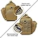 DBTAC Pistol Handbag XS for 1~2 Pistol (Tan) + Range Bag Small for 2X Pistol (Tan), Lockable Zipper, Durable Material, Compact Design