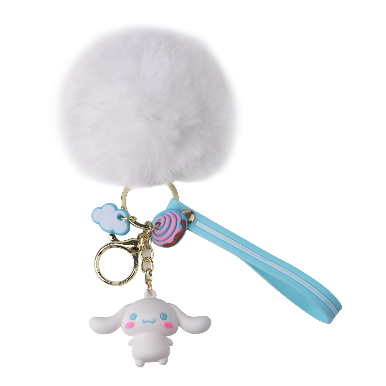 Cute Keychains for Girls,Kawaii Car Keychain Accessories,Key Purse Handbag Charms for Women