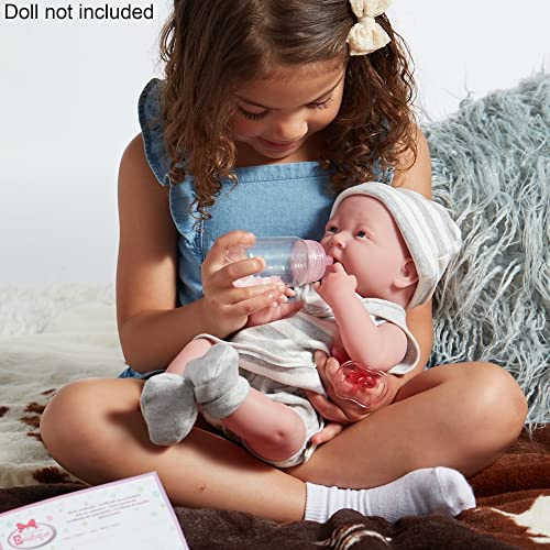 Jc Toys Pink Baby Doll Bottle, Rattle & Pacifier Set For Keeps Playtime! | Fits Many Dolls Up To 15" | Play Accessories | Ages 2+ #TOP2