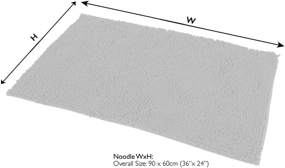 Noodle Super Absorbent Dry Mat - Chocolate