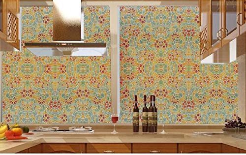 Image of JAAMSO ROYALS Fluted Glass Film, Window Sticker, Glass Wallpaper, Stickers for Door Design, Decorative Frosted Film, Window Wallpaper (45 CM * 180)