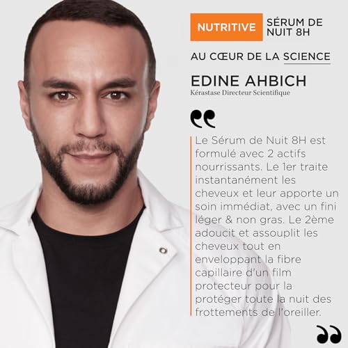 KERASTASE Nutritive - 8H Magic Night Serum Cheveux - Nourrit et Protège de L'Humidité - +98% de Force - +40% de Brillance - Protéines Végétales et Niacinamide - Texture Crème - Cheveux Secs – Image 6