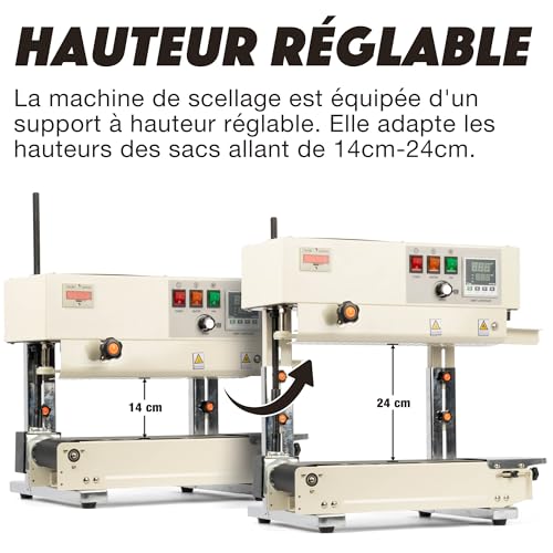 Machine à sceller automatique U.S. Solid verticale et horizontale 220V - 6