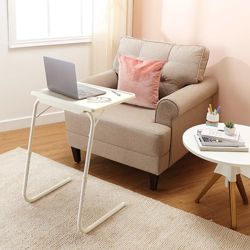Amazon Basics Height Adjustable Laptop Table | Adjustable Table A...