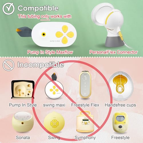 Tubería compatible Nenesupply para extractor Medela Pump in Style miniatura 2