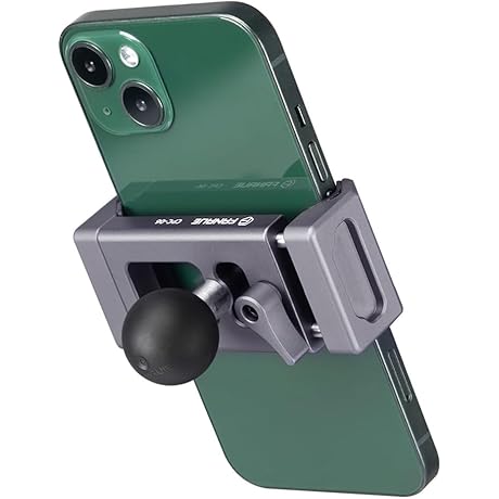 Aluminum Multi-Purpose RAM Mount Phone Holder Compatible with Ram Mounts & Double Socket Mounts