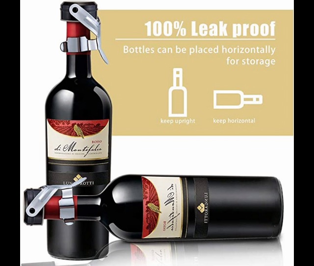 EBTOOLS économiseur De Bouteille 4 Pièces Bouchons De Pompe à Vide Réutilisables Vin Rouge Bouchon De Bouteille De Champagne - La Cave