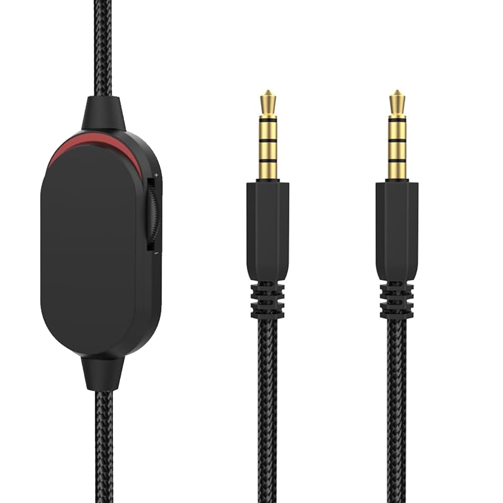 Replacement AW920H Gaming Headset Cable Cord, Audio Cord with Inline Mute and Volume Control, Compatible with Alienware AW720H, AW310H, AW510H, AW988, Logitech G633, G933 Headset, 5.5ft (Black)