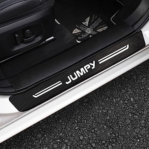 Symilov 4 PièCes Protecteur de Seuil Porte de Voiture en Fibre Carbone pour Citr-oen DS3 DS4 DS5 DS6 DS7 C1 C2 C3 C4 C5, Autocollants de Protection de Plaques...