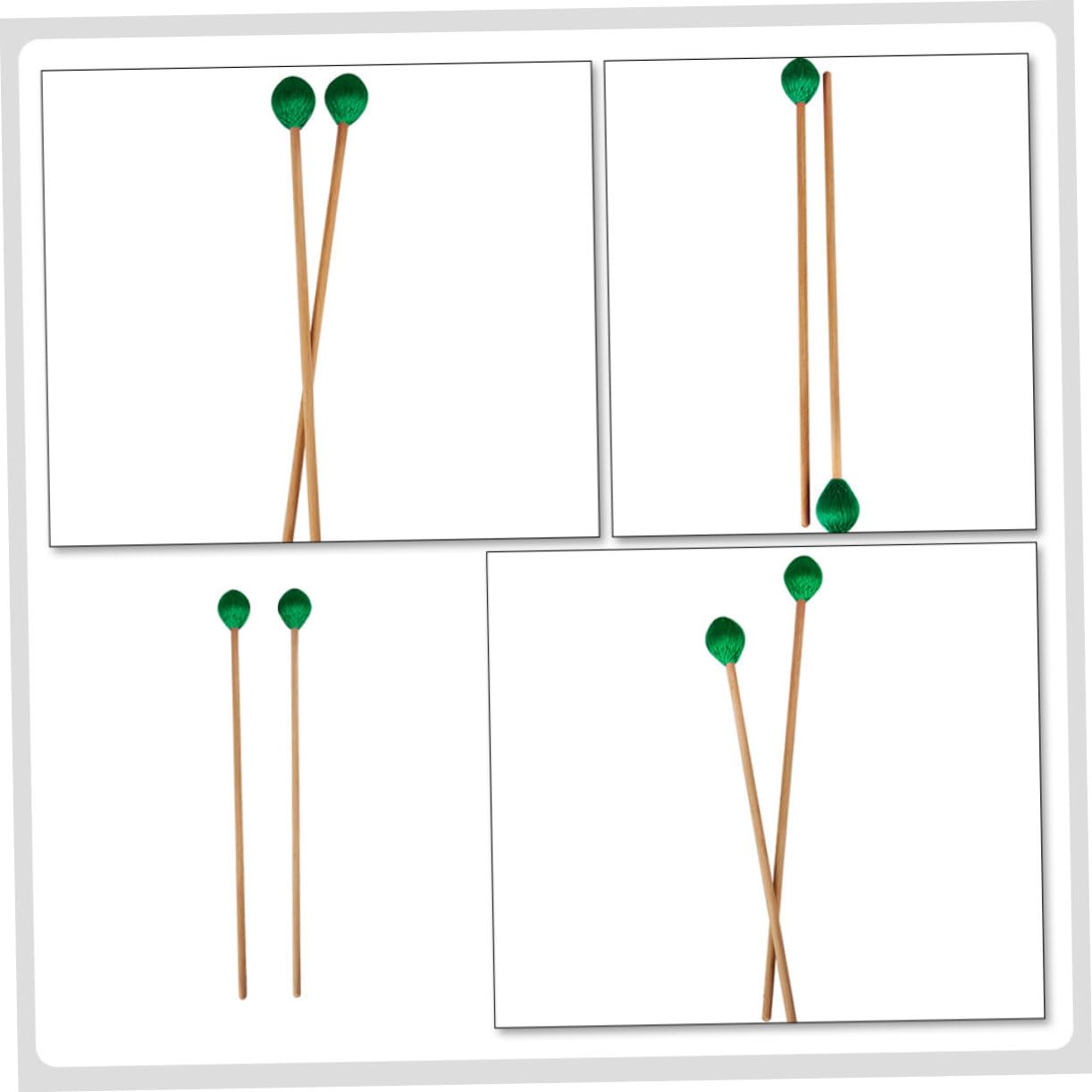 ibasenice 4piezas Martillos Para Marimba Bastones De Percusión De Accesorios Para Instrumentos De Percusión Martillos De Xilófono Diseño Ergonómico y Duradero