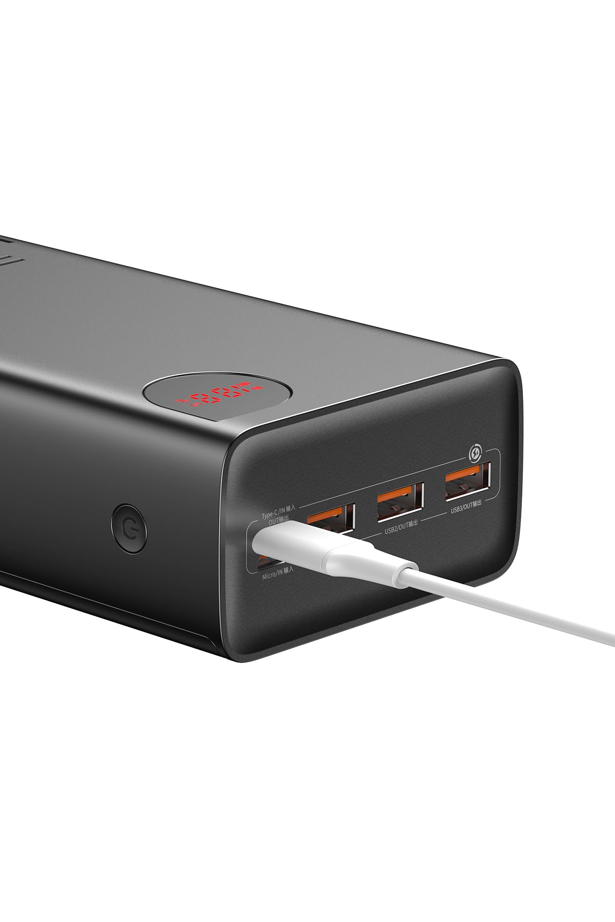 Baseus Adaman Power Bank do szybkiego ładowania, 40000 mAh, 22,5 W, czarny