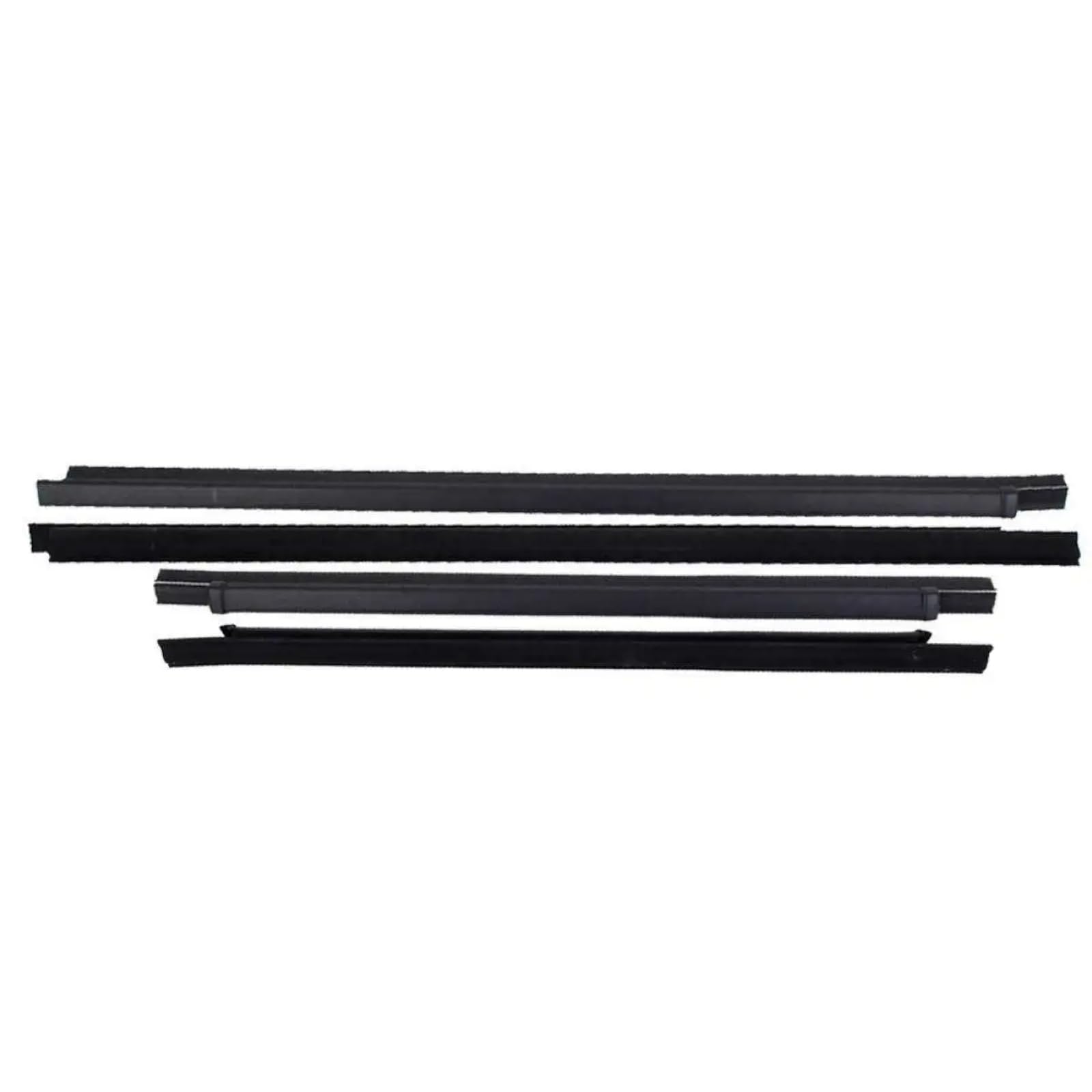Automotive Window Seals Compatible with Toyota for Hilux 4DR 4-Door 1998-2004 4pcs Car Outer Door Window Moulding Trim Seal Belt 6816135021