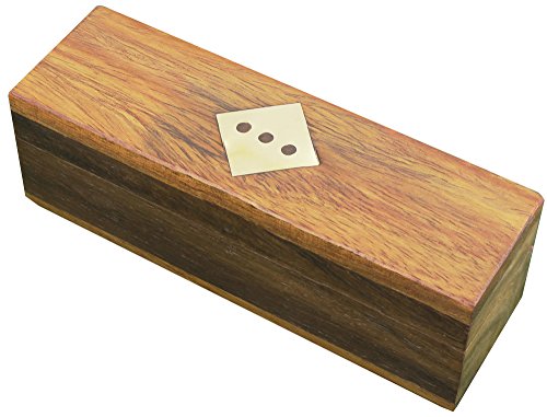 Cubo de madera SKAVIJ con caja de almacenaje para regalar 3