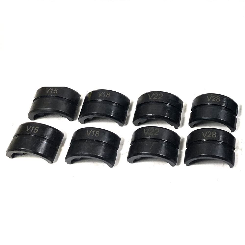 Set di pinze crimpatrici idrauliche da 6T, pinza crimpatrice manuale V12-28 mm & TH16-32 mm per tubi in alluminio, tubi PEX, ecc