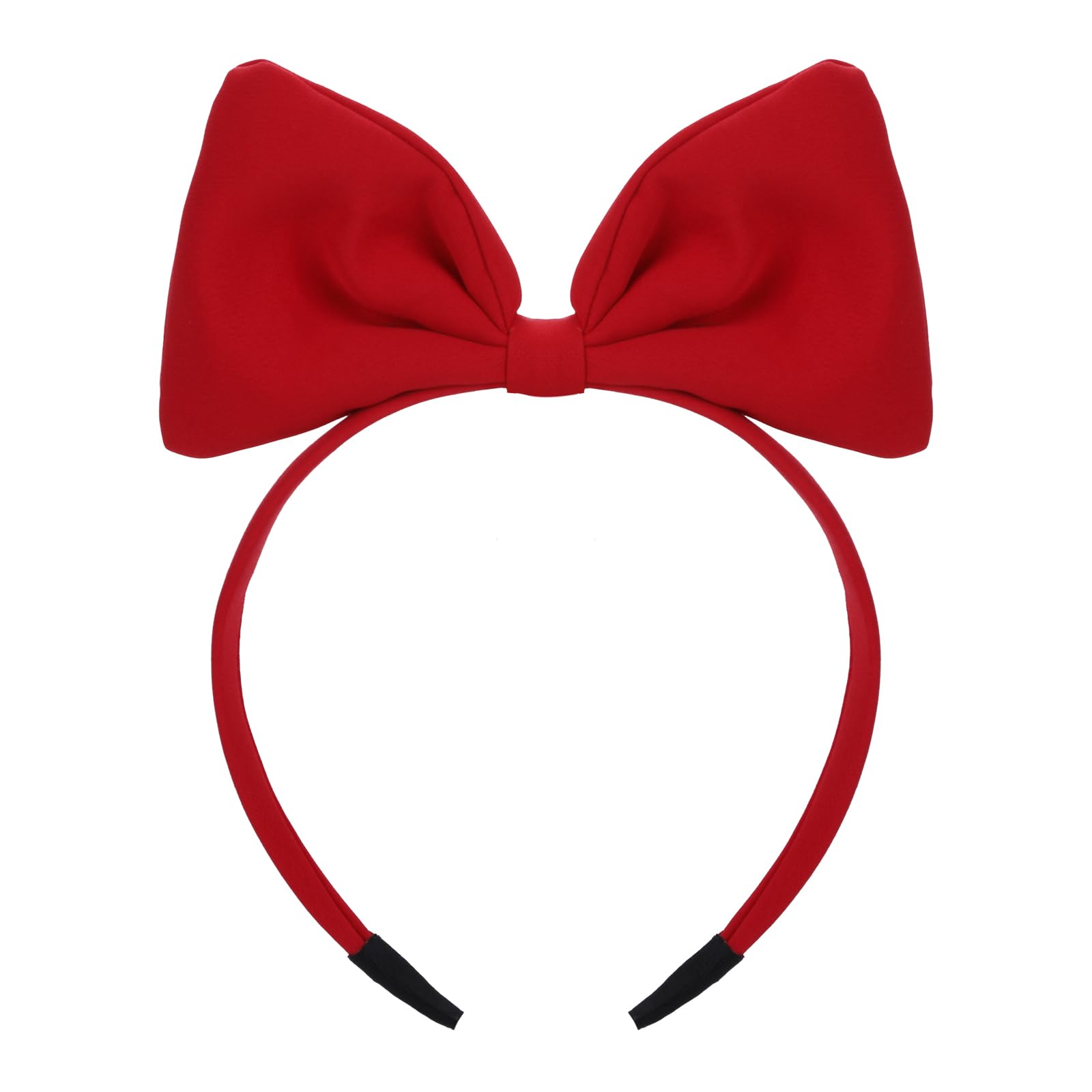 WLLHYF Bow Headbands Red Bowknot Hair Band Fashion Cute Hair Hoop Big Bowknot Headdress Perfect Hair Accessories for Women Girls Party Cosplay Christmas Valentine's Day