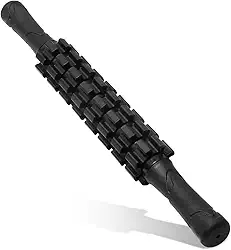 Rolo De Massagem Para Liberação Miofacial Manual Rubber Fit Bastão Massageador