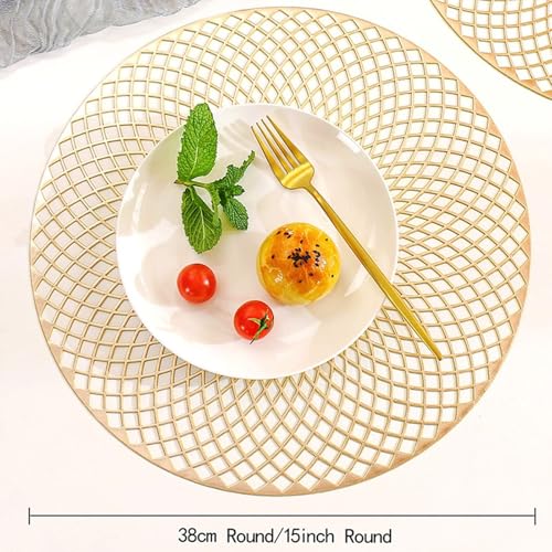 Set de table vintage anti-tache lavable 38cm pour protéger votre table - 6