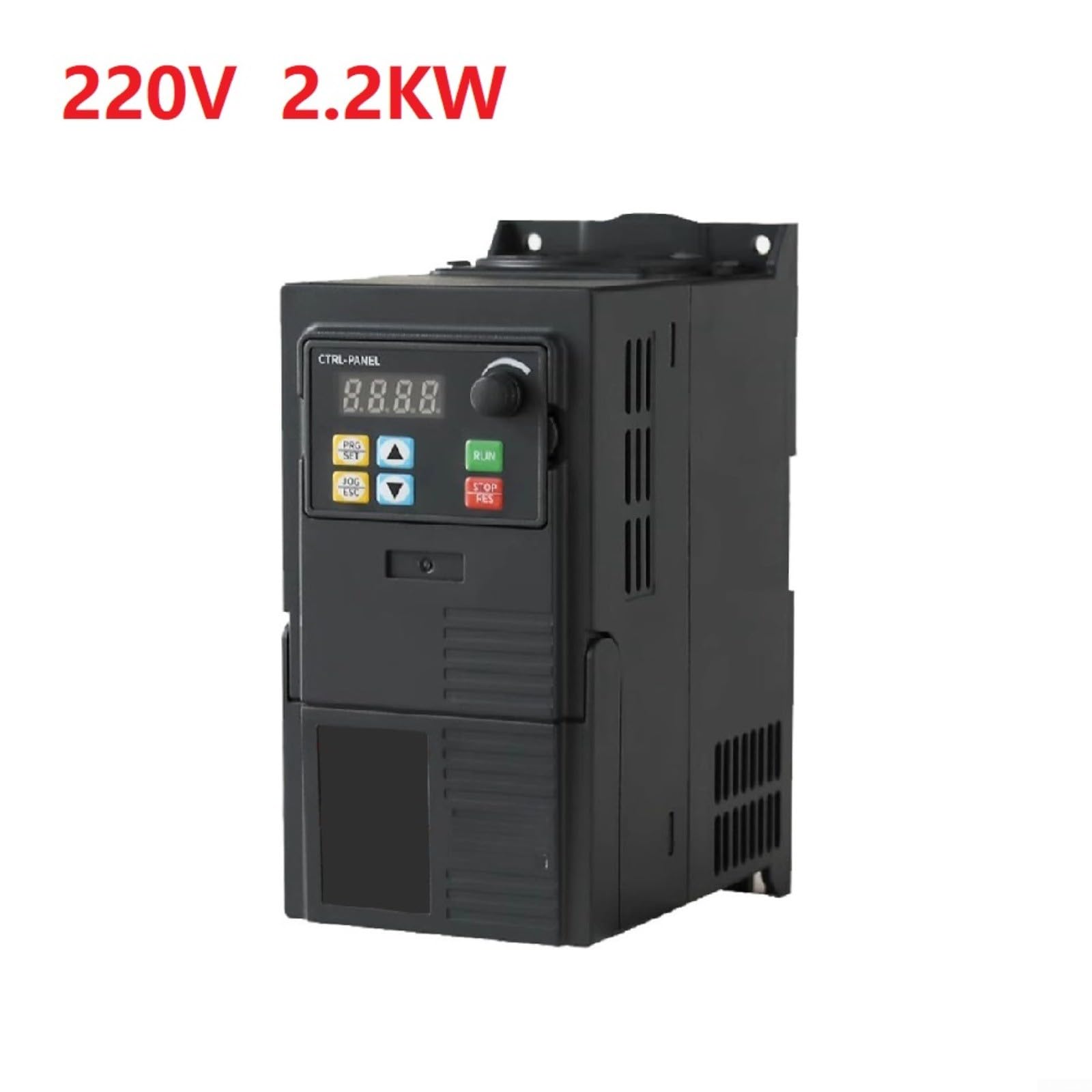HpLive Frequenzumrichter, Umrichter, Antriebstechnik, Industrielle Frequenzumformer, Eingebauter PLC, AVR-Spannungsstabilisierung, 2.2KW, 220V Einphasig Auf Dreiphasig, Robustes Kunststoffgehäuse