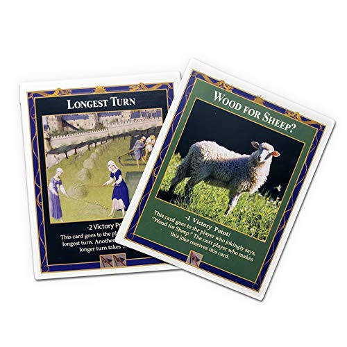 Wood for Sheep and Longest Turn Penalty Cards an Unofficial Expansion Compatible with Settlers of Catan, Cities and Knights, Traders and Barbarians, Seafarers, and 5-6 Player Catan Extensions