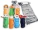 BuddyBagz Lion Brave Buddy, Super Fun & Unique Sleeping Bag/Overnight & Travel Kit for Kids, All in 1 Traveling-Made-Easy Solution Complete with Stuffed Animal, Pillow, Sleeping Bag & Overnight Bag