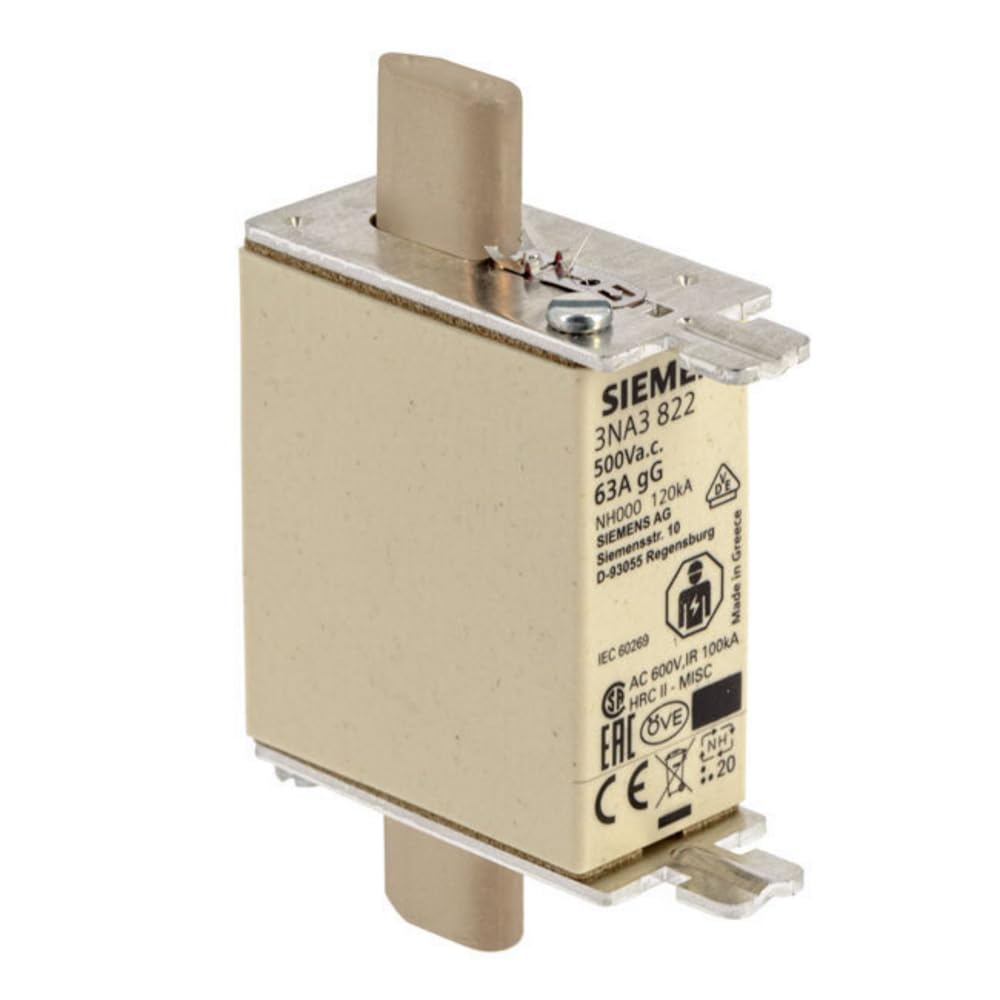 Siemens - Fusible nh-​500v t-​00 63a
