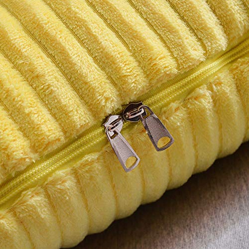 Coussin 2 en 1 velours côtelé transformable en couverture de voyage - 4