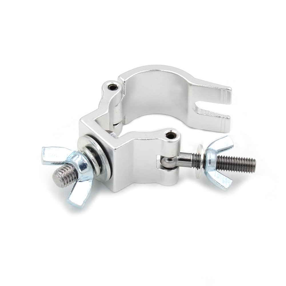 Truss Clamp, JLTPH Morsetto da palcoscenico in finitura di lega di alluminio, 32 – 35 mm, con testa girevole, confezione da 5
