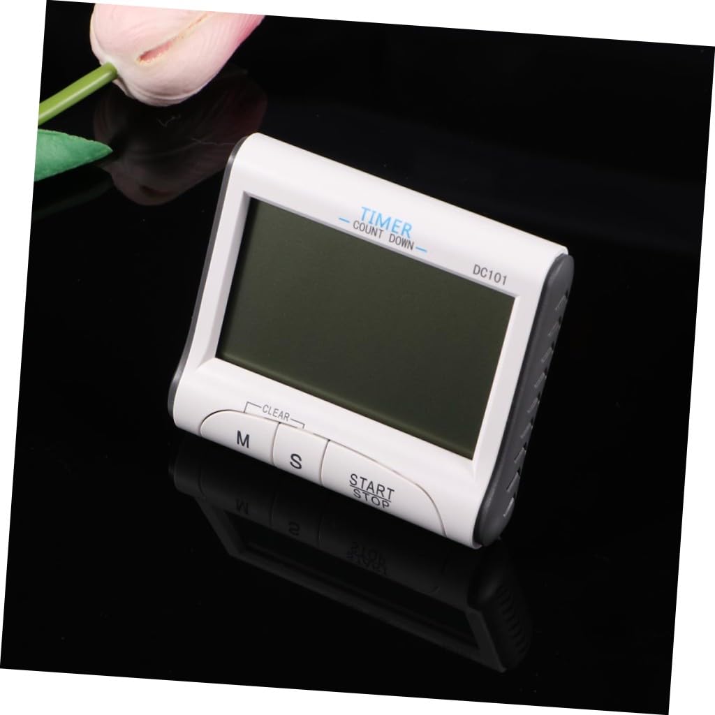 TOPBATHY 3stücke Küchentimer Mit Großem LCD-Display Und Alarm Für Kochzeiten Spiele Und Aktivitäten Countdown Und Alarmfunktion Batteriebetrieben