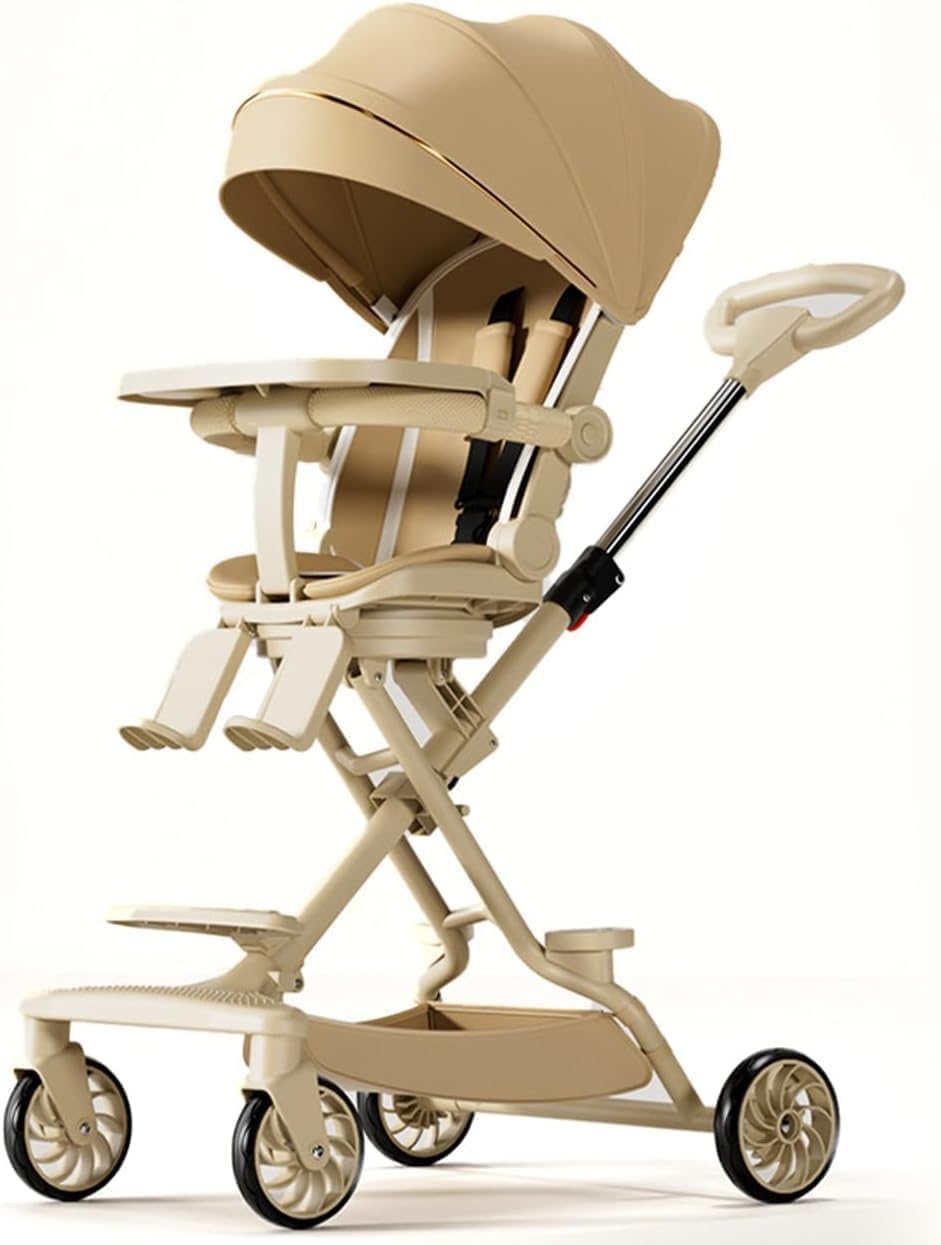 Baby Stroller ™ Cabin Stroller With Mummy Bag - Ultra Lightweight Baby Travel Gear for Airplanes, Compact Fold Baby Push Chair with Adjustable Multi-Position Seat