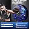 Music Boxing Machine, Wall Mounted Boxing Machine for Adults Kids, Bluetooth Smart Boxing Trainer, Electronic Boxing Workout Equipment Target for Home Gym