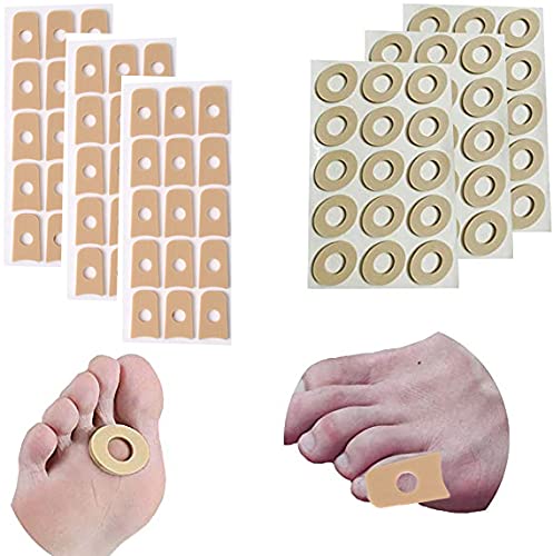 Mcvcoyh 72 Pads Soft Callus Cushions Pads Toe and Foot Protectors for Feet Heel Reducing Rubbing