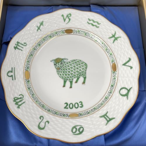 Herend Zodiac Plate 2003N r Ђ C[v[g x wh MyTCYzaF19cm