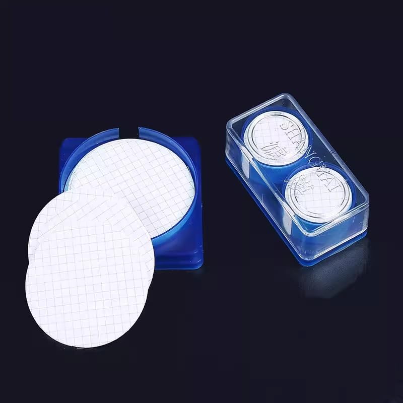 Grid Filter Membrane Mixed Membrane Water System Grid Filter Membrane Grid Membrane microporous Filter Membrane(50X0.22um 50pcs)