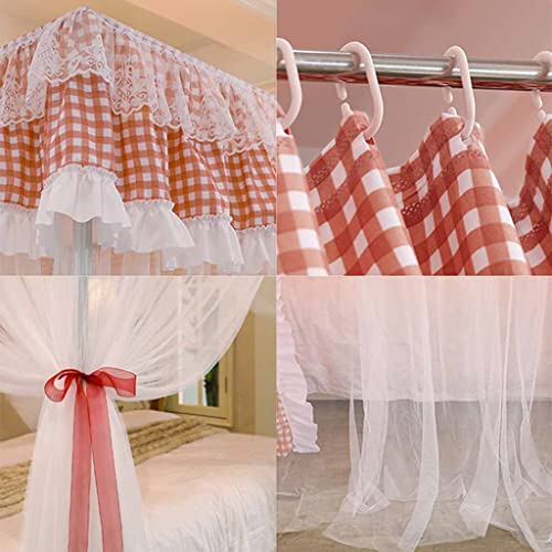 Mosquitera de cama de 2m opaca y antipolvo con diseño de 3 puertas estilo princesa 8