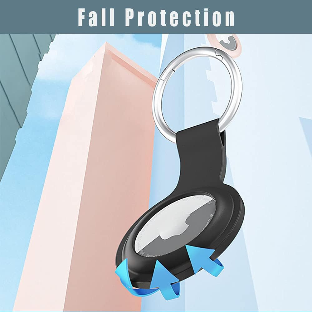 case for airtag glubok protective case for airtag 2021 flexible silicone design washable corrosion resistant anti scratch 8pack