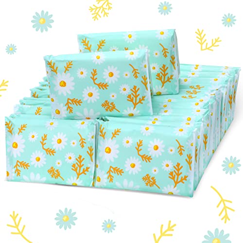 Image of Geyee 50 Pack Travel Tissue Packets Facial Paper Napkins, Daisy
