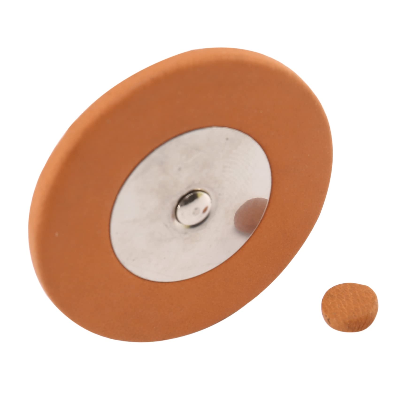 Lot de 25 tampons de saxophone ténor en cuir professionnels Orange Sax Pads de remplacement pour instruments de musique à vent Pièces et accessoires