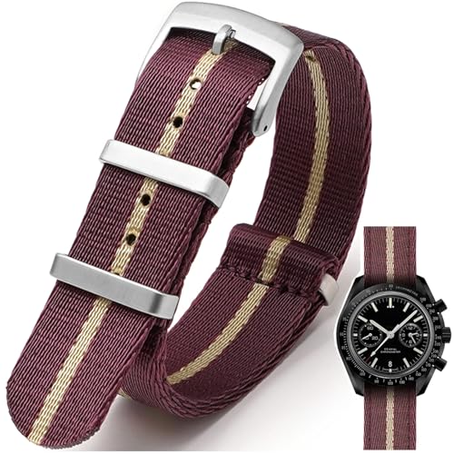 Image of Military Ballistic Nylon Watch Band Heavy Buckle 18mm 20mm 22mm 24mm Thick G10 Premium Nylon Watch Bands Smart Watch Replacement Band Strap for Men Women