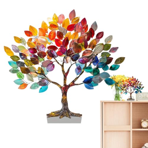 Decoración de escritorio de árbol de ,Árbol de escritorio de acrílico,Figuras decorativas Decoración elegante y estética de la habitación | Decoración delicada de muebles para el hogar Decoración mode