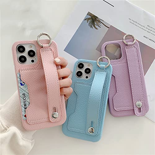 Coque portefeuille cuir iPhone 14 Pro Max protection intégrale auburn