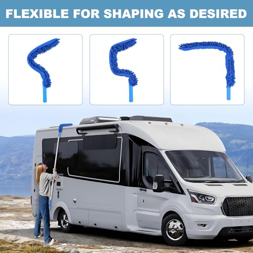 Povtims TMU7193- PTUS Rv Awning Cleaning Mop, Any Bend Angle, 79 Inch Telescopic Awning Cleaner thumb #1