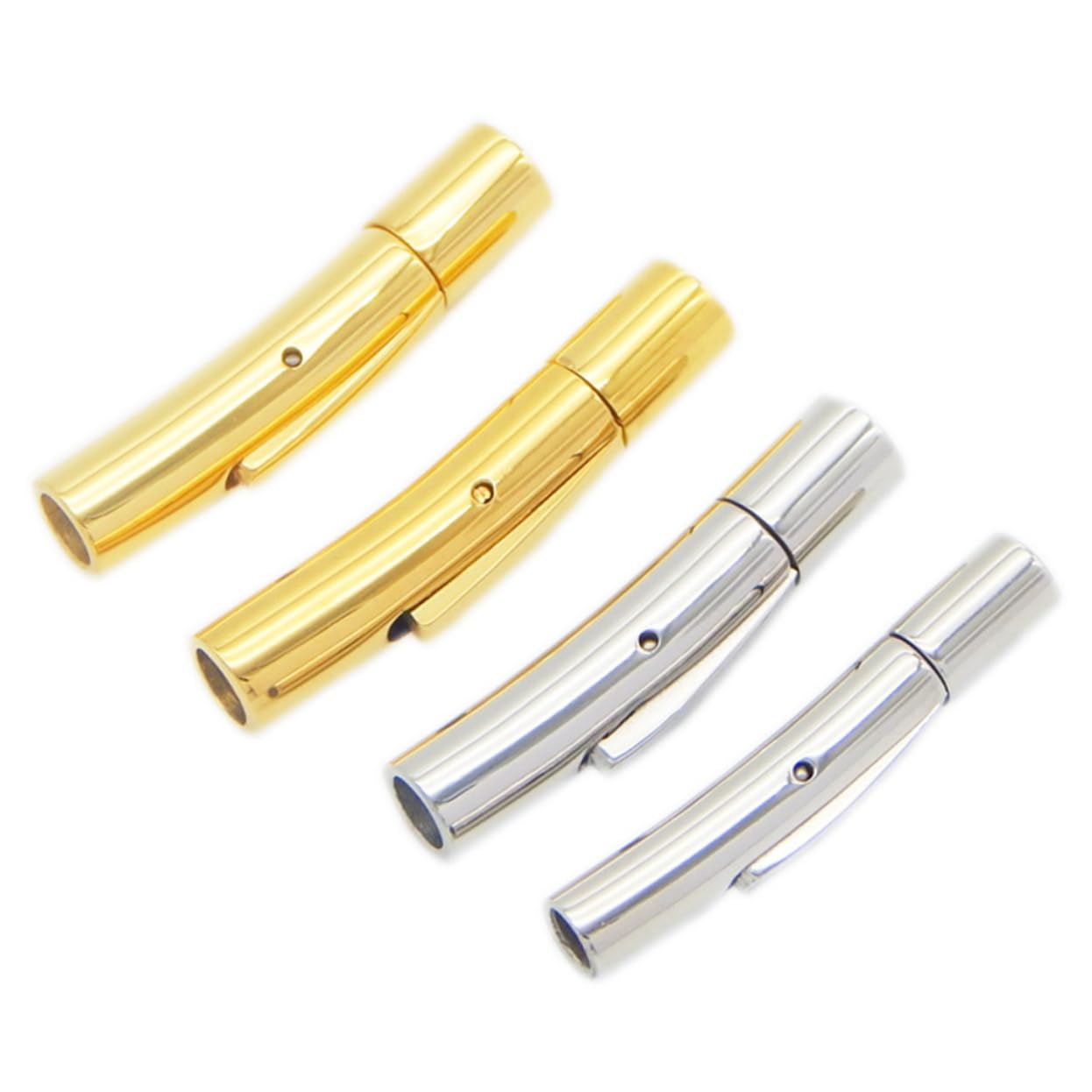 Operitacx 30piezas Conectores Inoxidable Para Joyería Tapa De Pulsera y Collar Accesorios Para Manualidades y Bricolaje