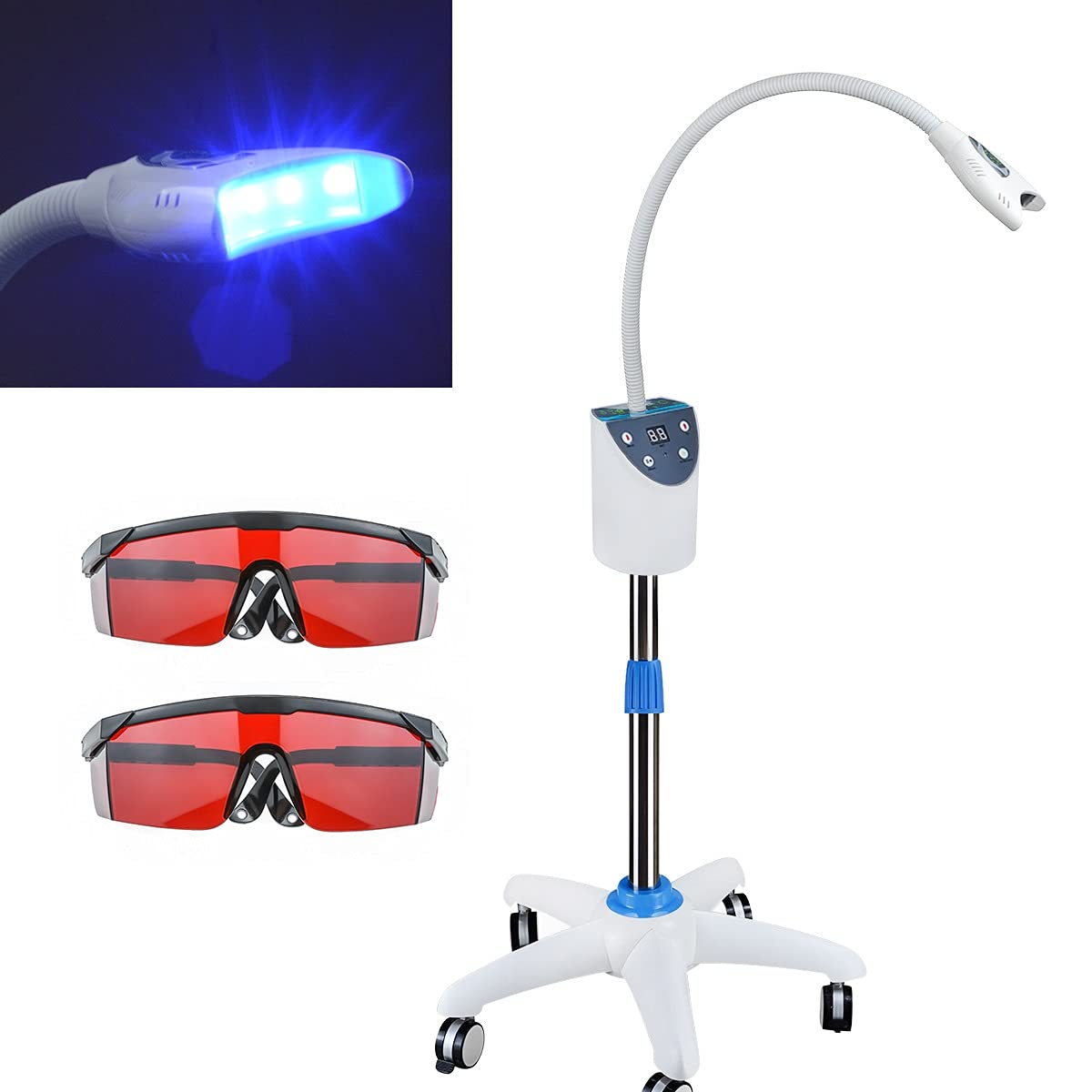 Dental Teeth Whitening Machine YF-666 LED Cold Light Lamp Bleaching Accelerator with 4 LED